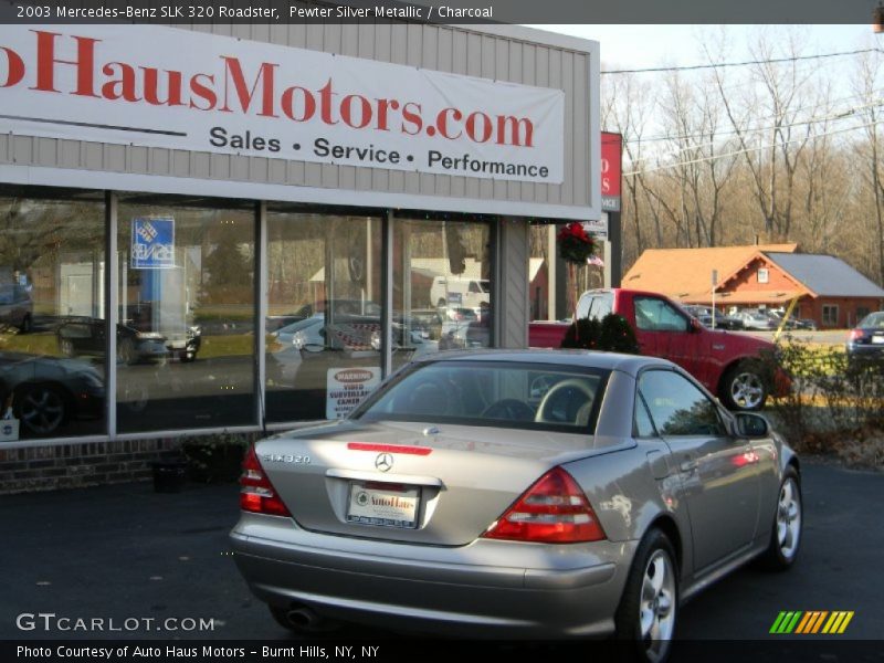 Pewter Silver Metallic / Charcoal 2003 Mercedes-Benz SLK 320 Roadster