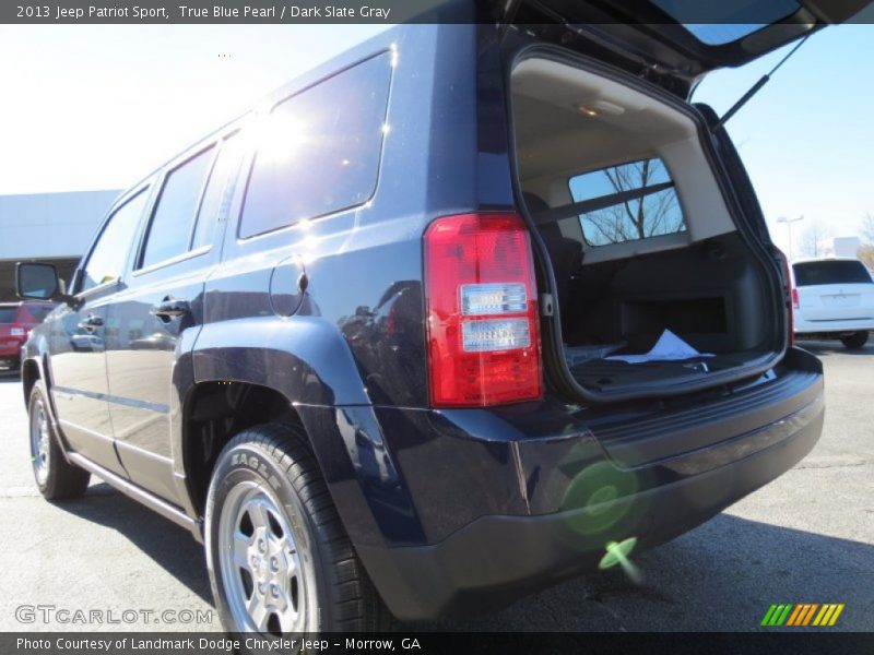 True Blue Pearl / Dark Slate Gray 2013 Jeep Patriot Sport