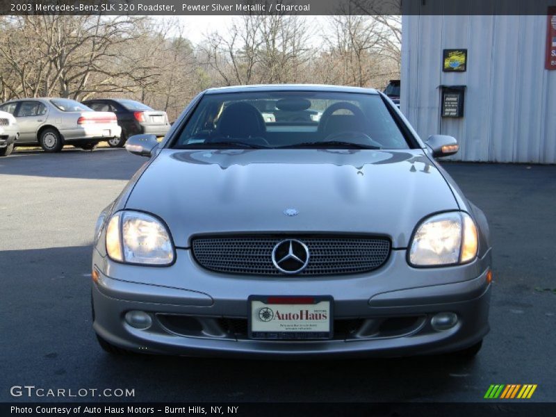 Pewter Silver Metallic / Charcoal 2003 Mercedes-Benz SLK 320 Roadster