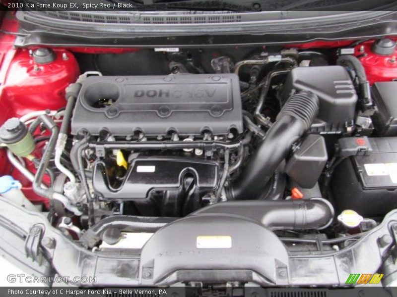  2010 Forte Koup EX Engine - 2.0 Liter DOHC 16-Valve CVVT 4 Cylinder