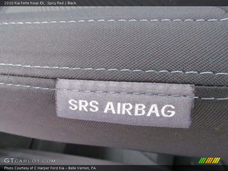 Spicy Red / Black 2010 Kia Forte Koup EX