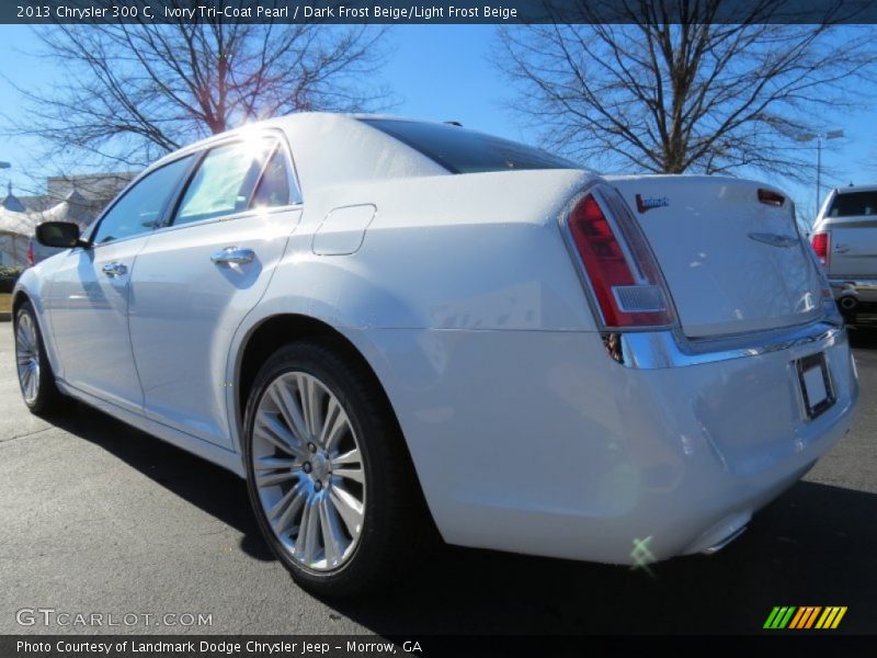 Ivory Tri-Coat Pearl / Dark Frost Beige/Light Frost Beige 2013 Chrysler 300 C