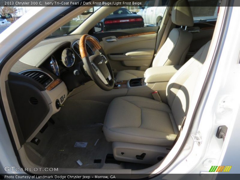 Ivory Tri-Coat Pearl / Dark Frost Beige/Light Frost Beige 2013 Chrysler 300 C