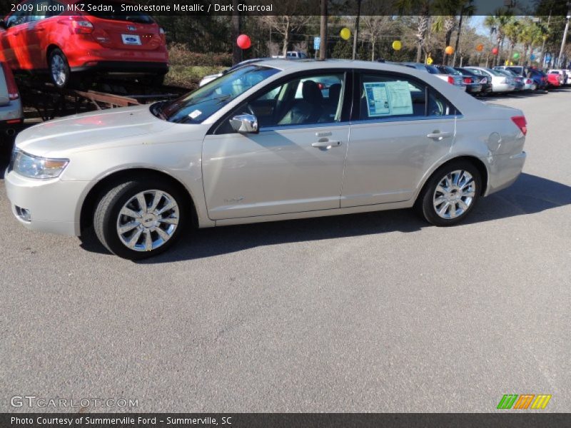 Smokestone Metallic / Dark Charcoal 2009 Lincoln MKZ Sedan