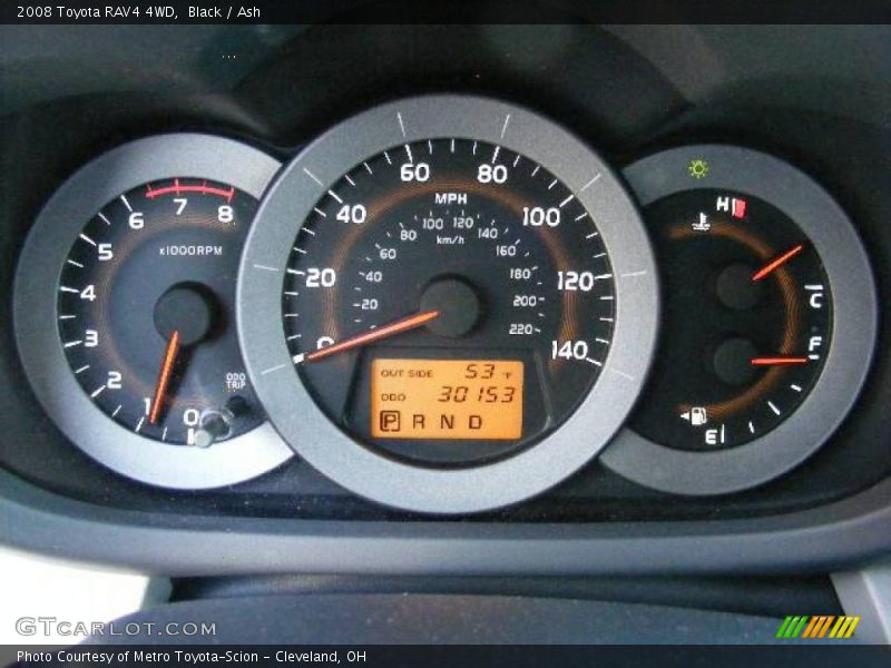 Black / Ash 2008 Toyota RAV4 4WD