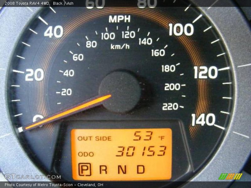 Black / Ash 2008 Toyota RAV4 4WD