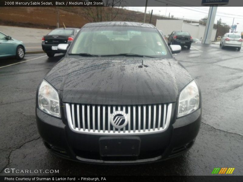 Black / Medium Light Stone 2008 Mercury Sable Sedan