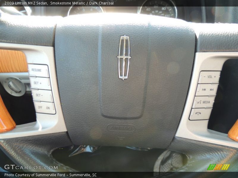 Smokestone Metallic / Dark Charcoal 2009 Lincoln MKZ Sedan