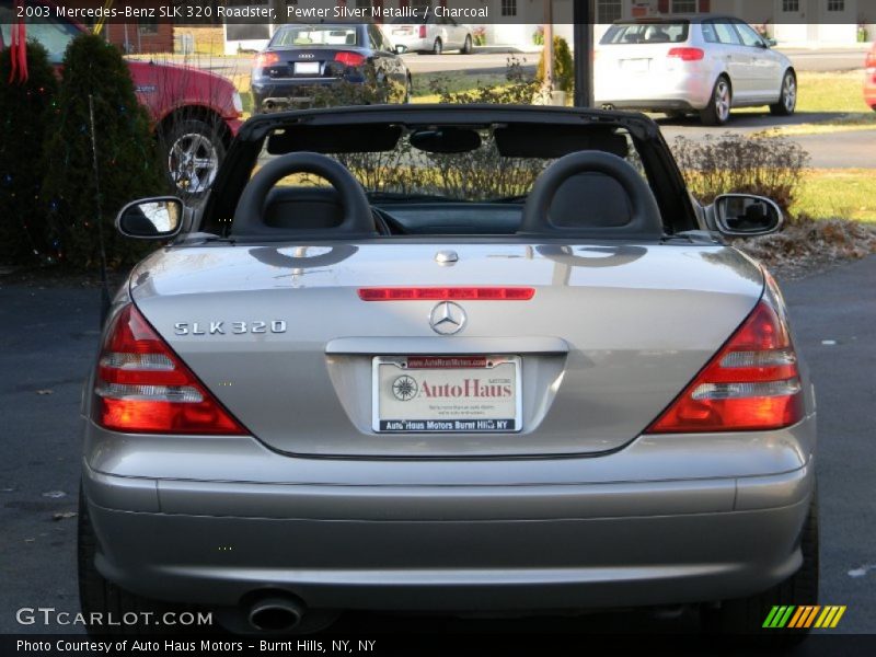 Pewter Silver Metallic / Charcoal 2003 Mercedes-Benz SLK 320 Roadster