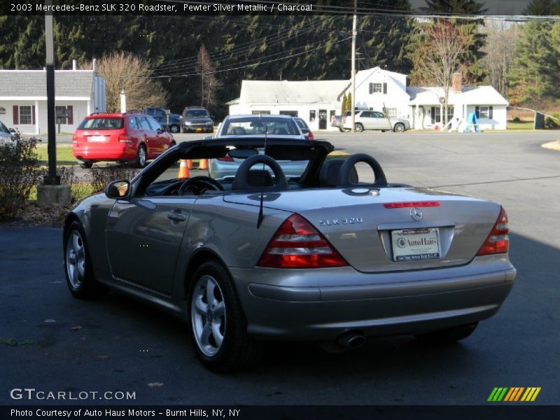 Pewter Silver Metallic / Charcoal 2003 Mercedes-Benz SLK 320 Roadster