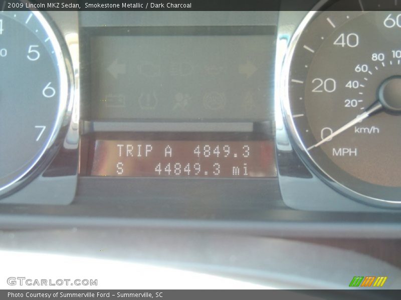 Smokestone Metallic / Dark Charcoal 2009 Lincoln MKZ Sedan