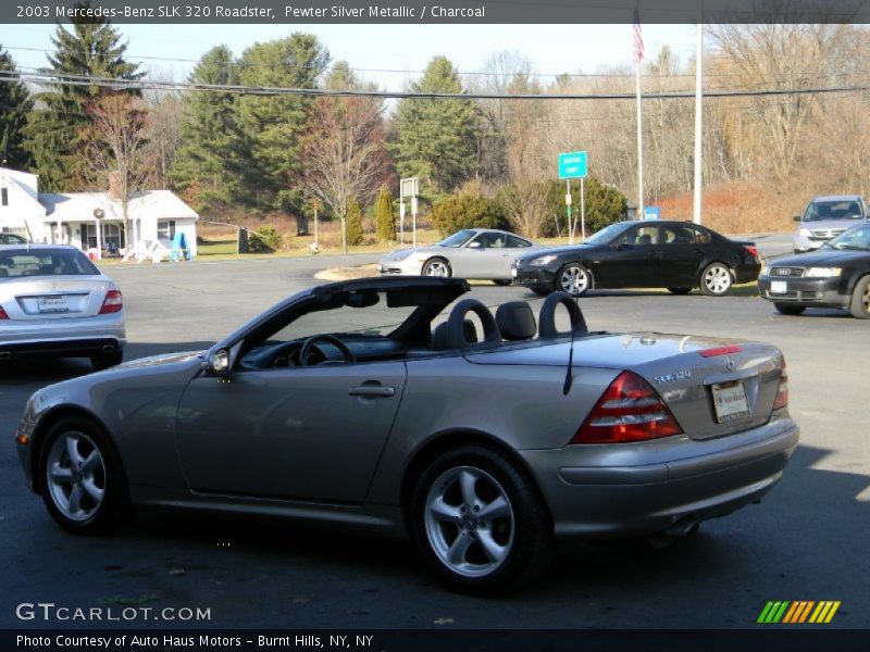 Pewter Silver Metallic / Charcoal 2003 Mercedes-Benz SLK 320 Roadster