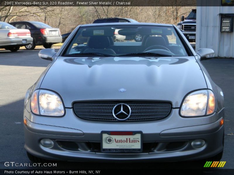 Pewter Silver Metallic / Charcoal 2003 Mercedes-Benz SLK 320 Roadster