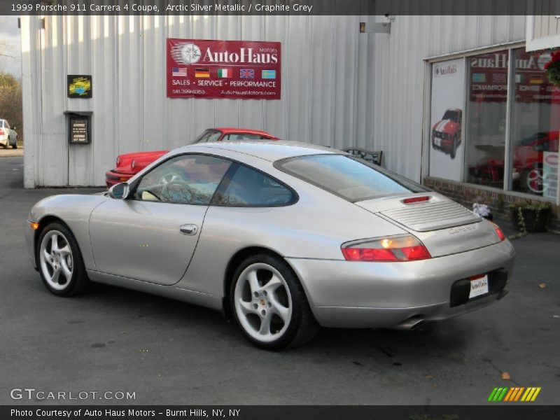 Arctic Silver Metallic / Graphite Grey 1999 Porsche 911 Carrera 4 Coupe