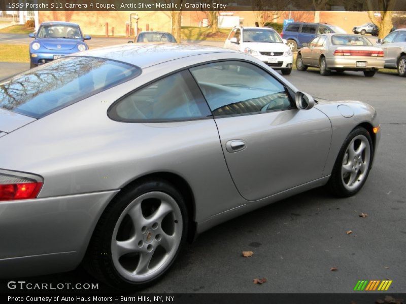 Arctic Silver Metallic / Graphite Grey 1999 Porsche 911 Carrera 4 Coupe