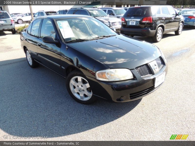 Blackout / Charcoal 2006 Nissan Sentra 1.8 S Special Edition