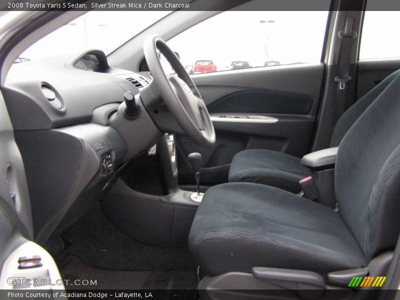 Silver Streak Mica / Dark Charcoal 2008 Toyota Yaris S Sedan