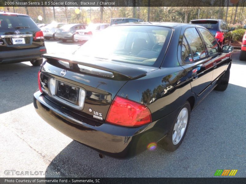 Blackout / Charcoal 2006 Nissan Sentra 1.8 S Special Edition