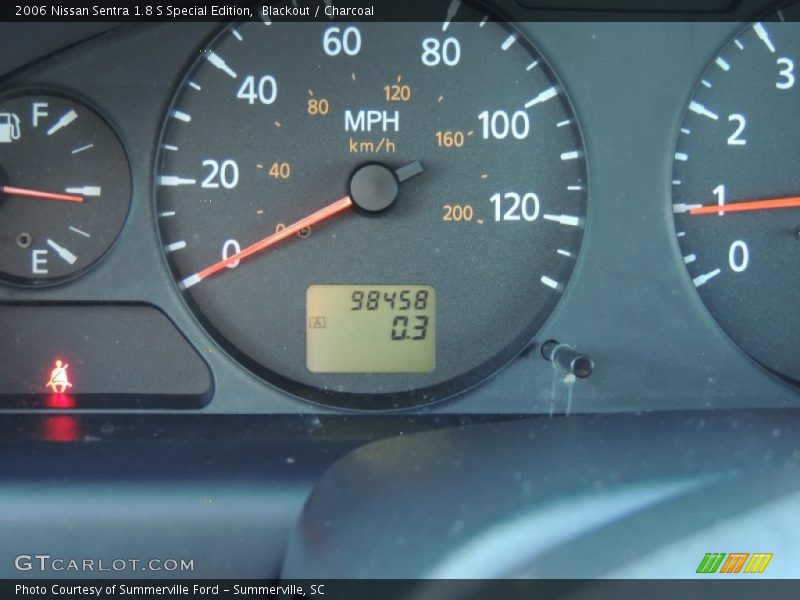 Blackout / Charcoal 2006 Nissan Sentra 1.8 S Special Edition