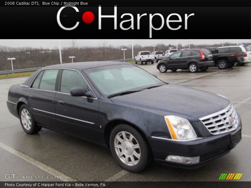 Blue Chip / Midnight Blue 2008 Cadillac DTS