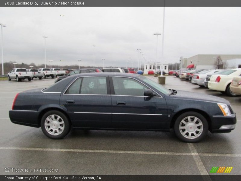 Blue Chip / Midnight Blue 2008 Cadillac DTS