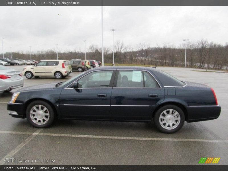 Blue Chip / Midnight Blue 2008 Cadillac DTS