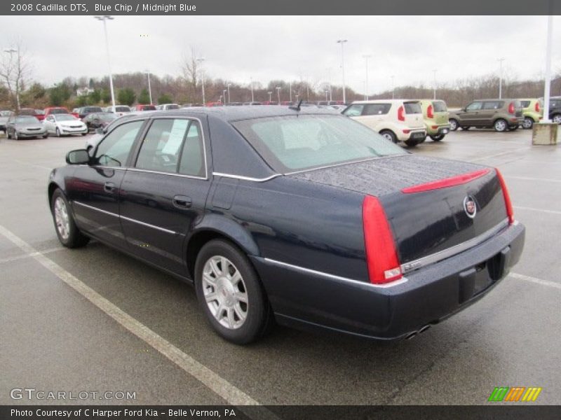 Blue Chip / Midnight Blue 2008 Cadillac DTS