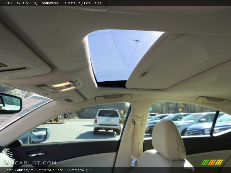 Breakwater Blue Metallic / Ecru Beige 2010 Lexus IS 250