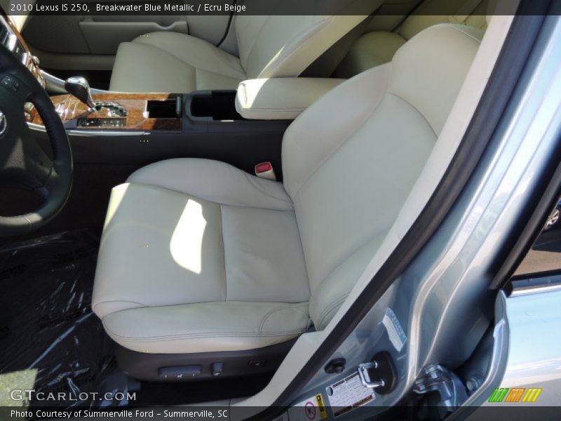 Breakwater Blue Metallic / Ecru Beige 2010 Lexus IS 250
