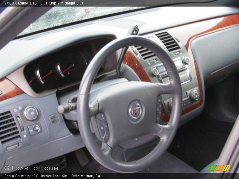 Blue Chip / Midnight Blue 2008 Cadillac DTS