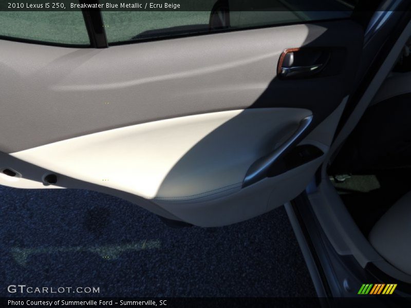 Breakwater Blue Metallic / Ecru Beige 2010 Lexus IS 250