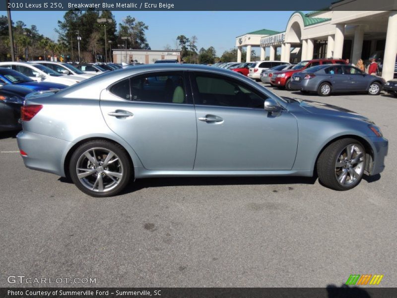 Breakwater Blue Metallic / Ecru Beige 2010 Lexus IS 250