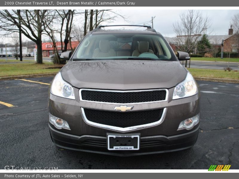 Desert Brown Metallic / Cashmere/Dark Gray 2009 Chevrolet Traverse LT