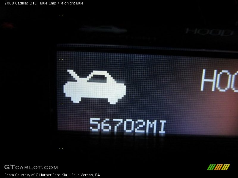 Blue Chip / Midnight Blue 2008 Cadillac DTS