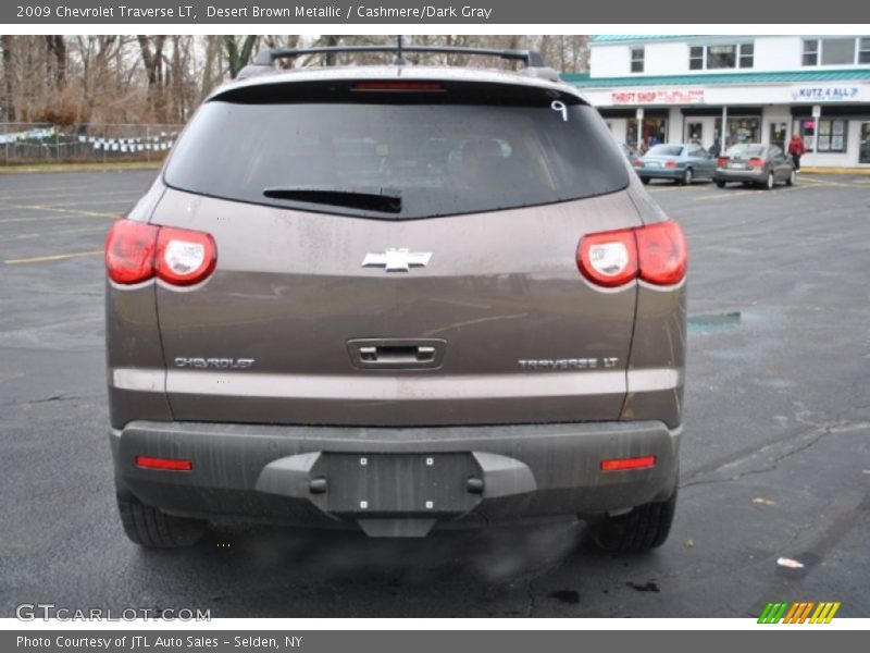Desert Brown Metallic / Cashmere/Dark Gray 2009 Chevrolet Traverse LT