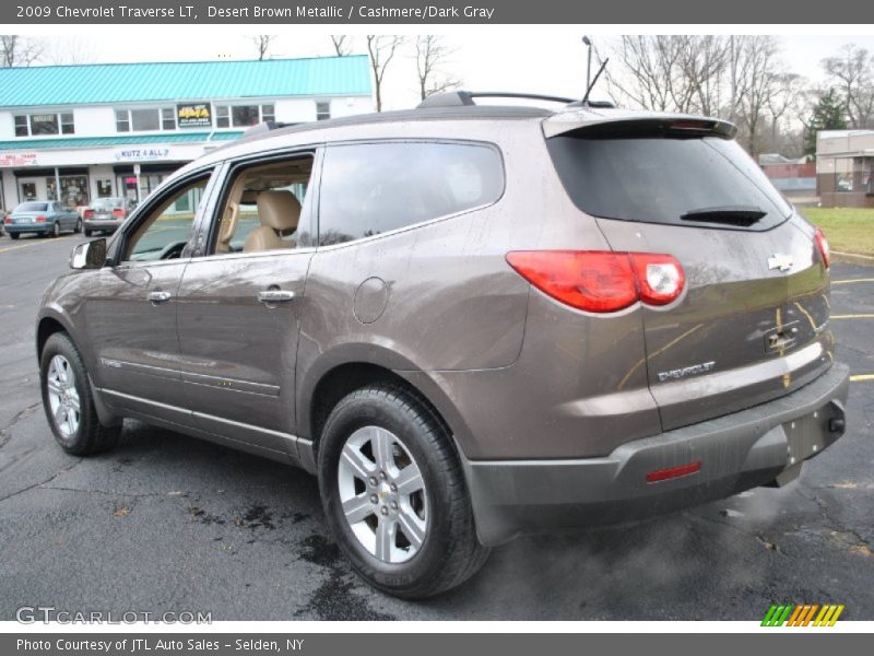 Desert Brown Metallic / Cashmere/Dark Gray 2009 Chevrolet Traverse LT