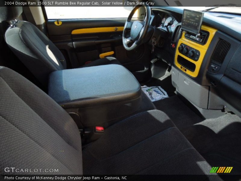 Solar Yellow / Dark Slate Gray 2004 Dodge Ram 1500 SLT Rumble Bee Regular Cab