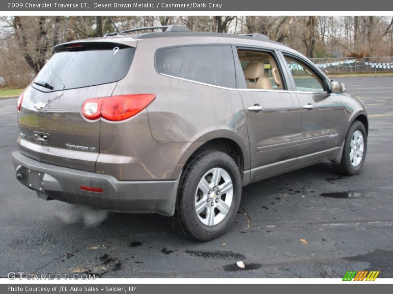 Desert Brown Metallic / Cashmere/Dark Gray 2009 Chevrolet Traverse LT