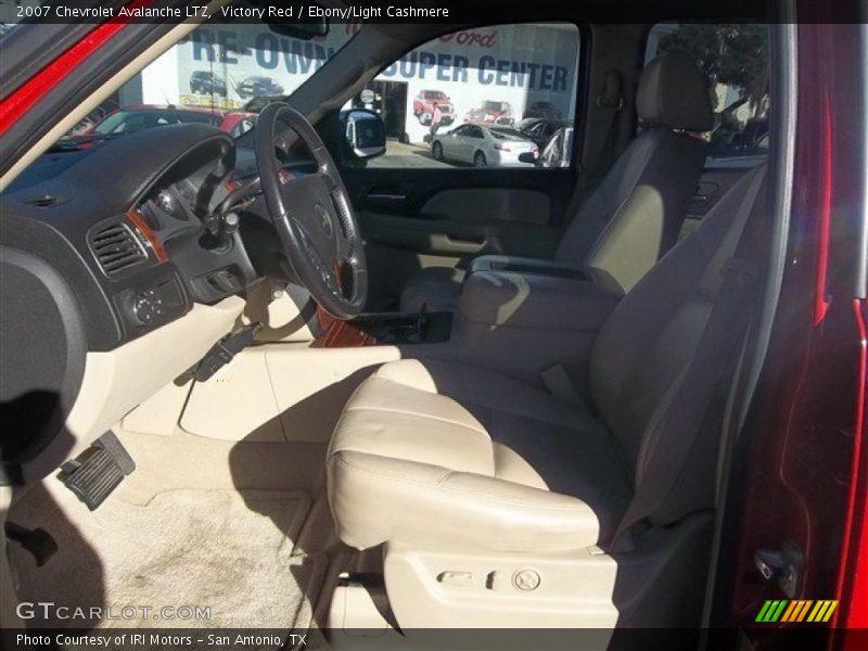 Victory Red / Ebony/Light Cashmere 2007 Chevrolet Avalanche LTZ