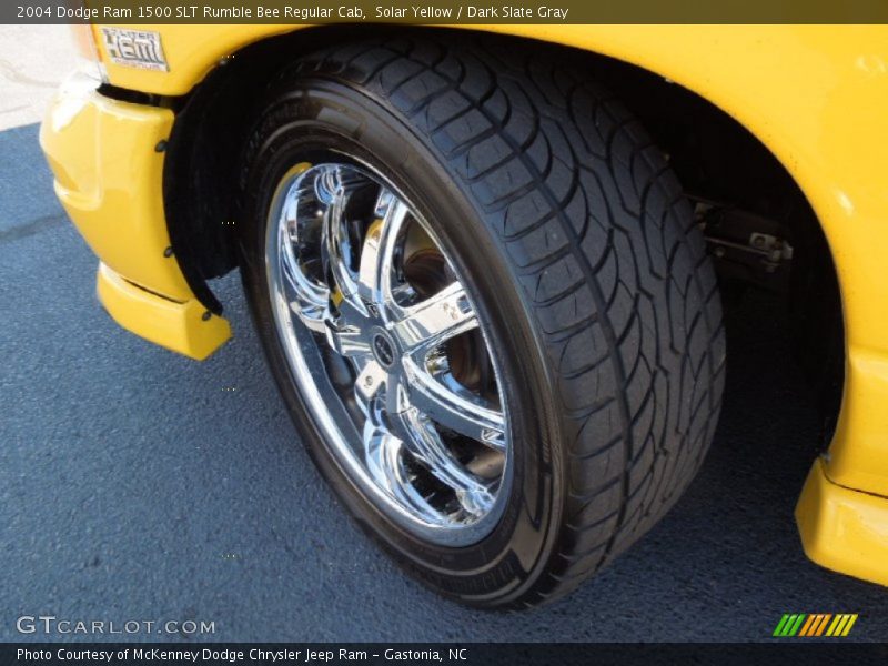 Solar Yellow / Dark Slate Gray 2004 Dodge Ram 1500 SLT Rumble Bee Regular Cab