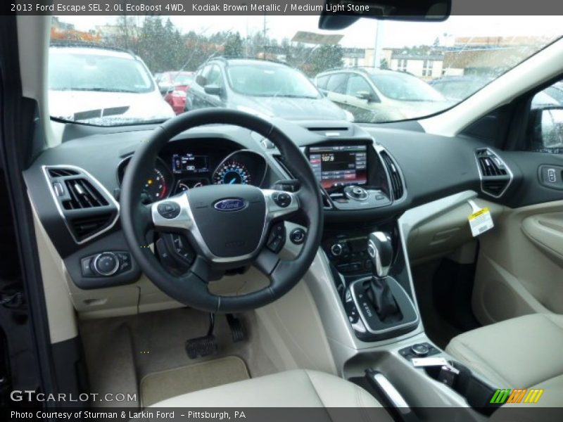  2013 Escape SEL 2.0L EcoBoost 4WD Medium Light Stone Interior