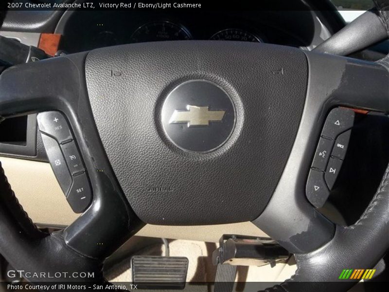 Victory Red / Ebony/Light Cashmere 2007 Chevrolet Avalanche LTZ