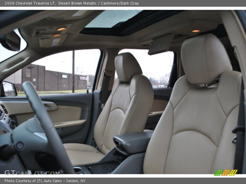 Desert Brown Metallic / Cashmere/Dark Gray 2009 Chevrolet Traverse LT