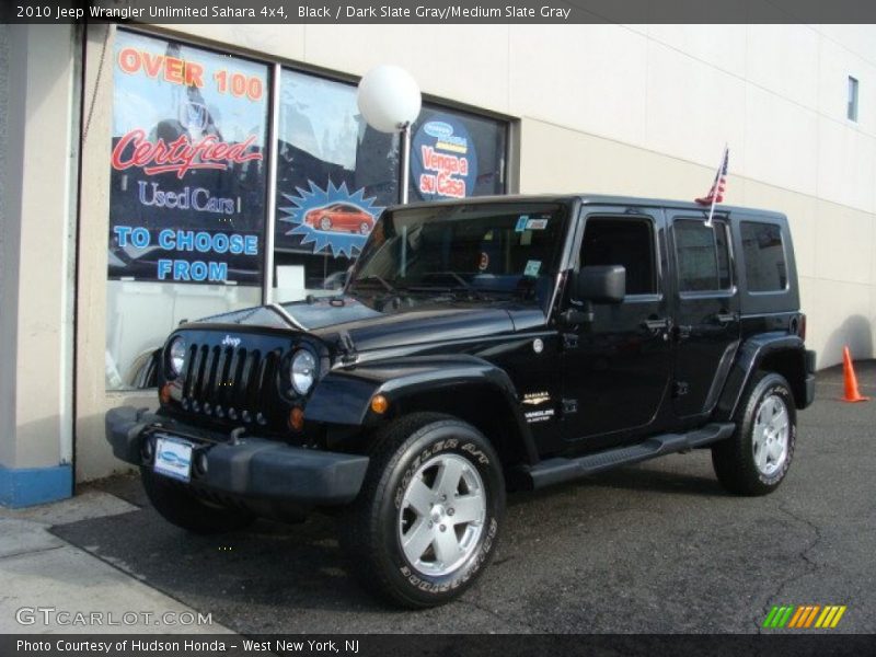 Black / Dark Slate Gray/Medium Slate Gray 2010 Jeep Wrangler Unlimited Sahara 4x4