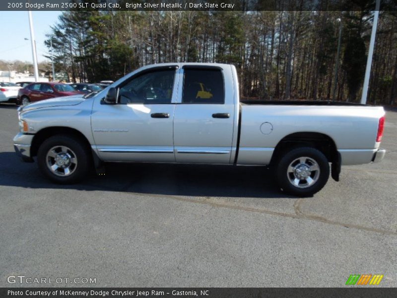 Bright Silver Metallic / Dark Slate Gray 2005 Dodge Ram 2500 SLT Quad Cab