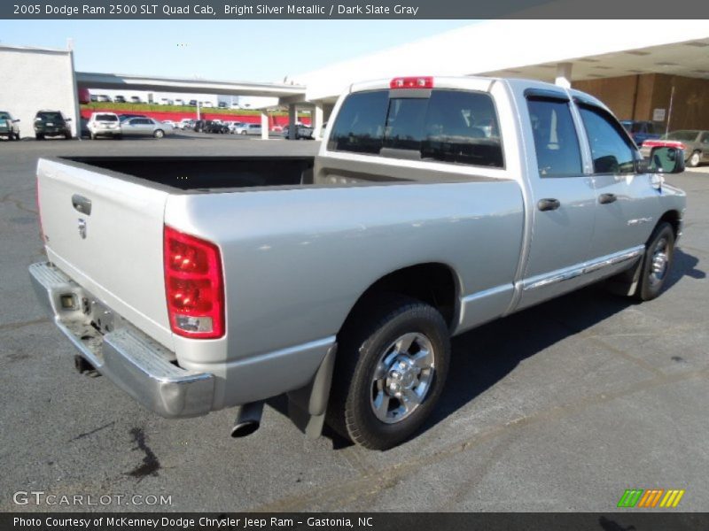 Bright Silver Metallic / Dark Slate Gray 2005 Dodge Ram 2500 SLT Quad Cab