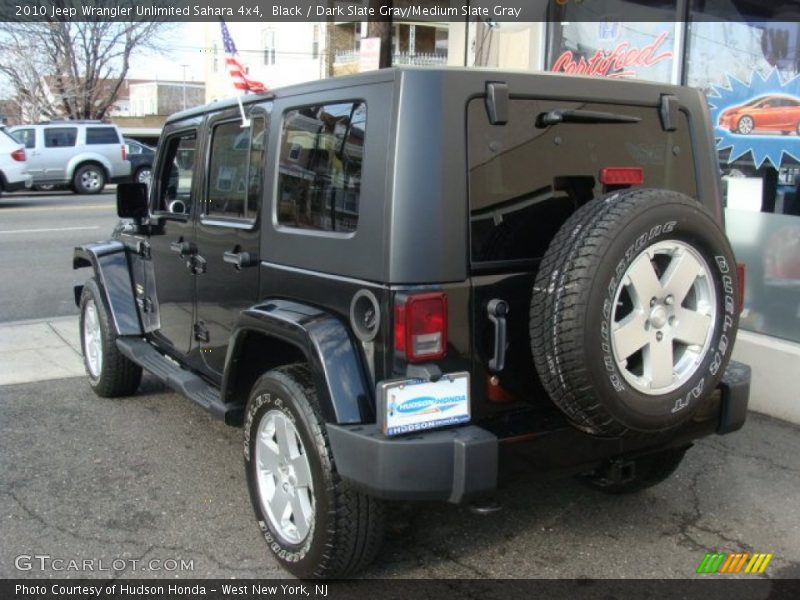 Black / Dark Slate Gray/Medium Slate Gray 2010 Jeep Wrangler Unlimited Sahara 4x4