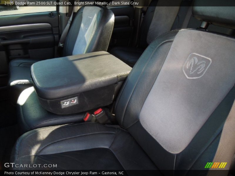 Bright Silver Metallic / Dark Slate Gray 2005 Dodge Ram 2500 SLT Quad Cab