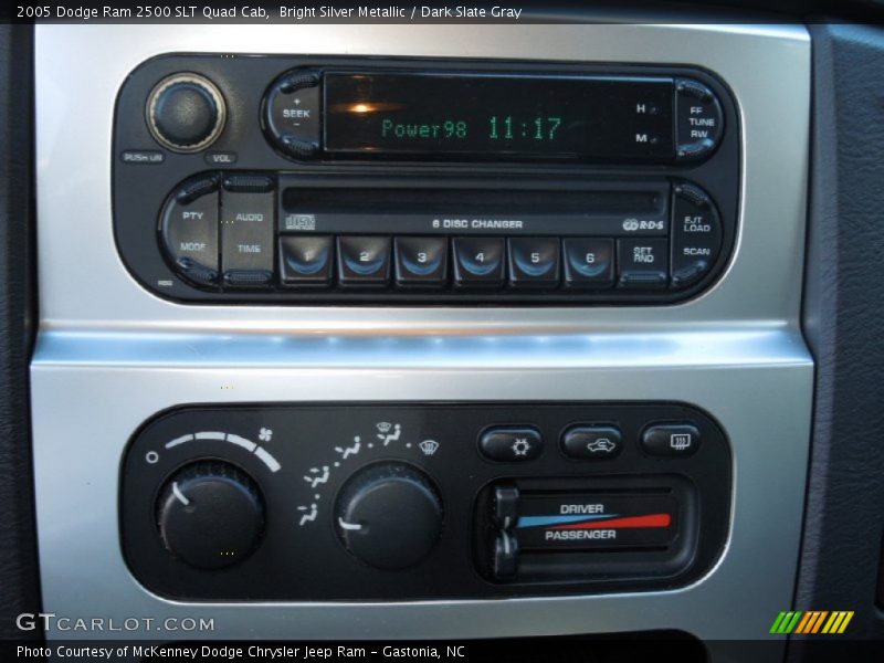 Bright Silver Metallic / Dark Slate Gray 2005 Dodge Ram 2500 SLT Quad Cab