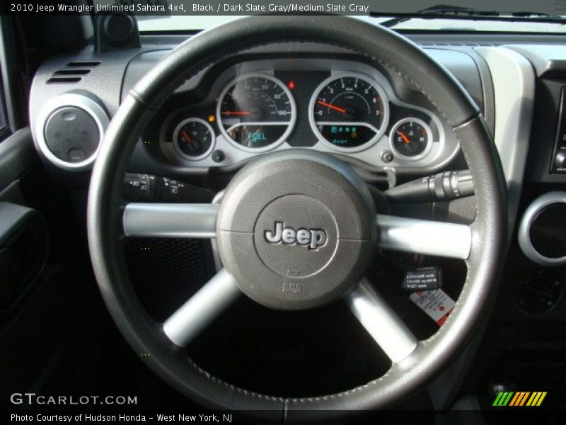 Black / Dark Slate Gray/Medium Slate Gray 2010 Jeep Wrangler Unlimited Sahara 4x4
